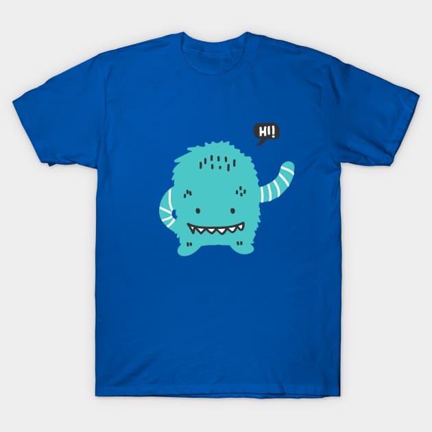 Hello monster T-Shirt by UniqueDesignsCo